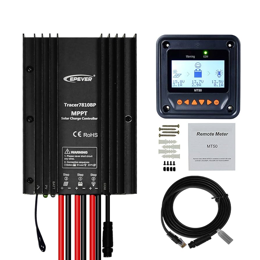 Amazon.com : EPEVER MPPT Solar Charge Controller 30A 12V 24V